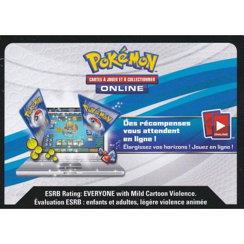 Carte Pokemon Jcc Online - Xy12 Evolutions - Debloque Une Recompense En Ligne -