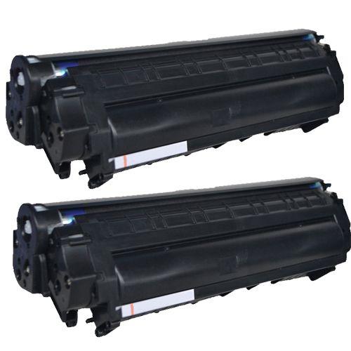 DOREE HP Q2612X/12X Compatible Cartouche de Toner d'encre pour Imprimante HP LaserJet 1010/1012/1020/1022 - Noir lot de 2