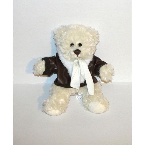 Ours Atr Doudou Peluche Ourson Aviateur 23 Cm