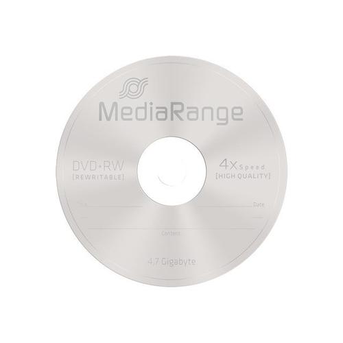 MediaRange - 10 x DVD+RW - 4.7 Go (120 minutes) 4x - spindle