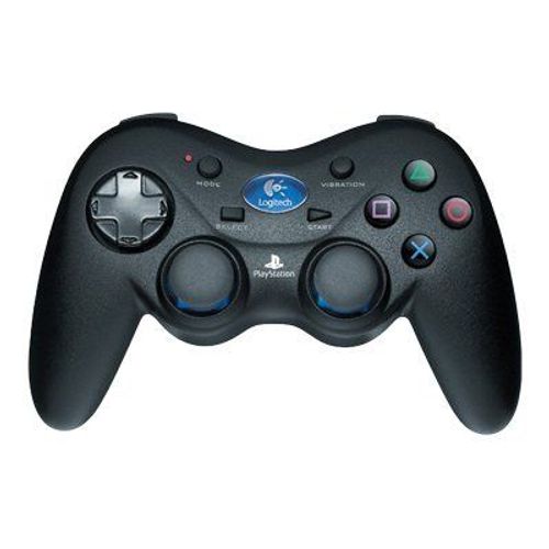 Manette Logitech Cordless Action Controller Sans Fil Logitech Pour Sony Playstation 2, Ps One, Sony Playstation