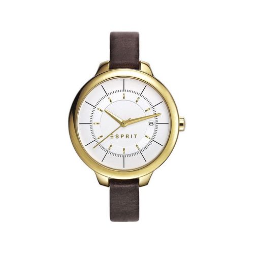 Esprit - Es108192002 - Montre Femme - Quartz - Analogique - Bracelet Cuir Marron
