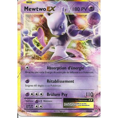 Pokémon - 52/108 - Mewtwo Ex - Xy - Evolutions - Ex