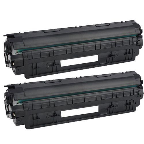 DOREE HP CE285A Cartouche de Toner Compatible pour Imprimante HP LaserJet Pro 1102/M1113/1132/1217/1212/1214/1130/P1100/1210 - Noir - Lot de 2