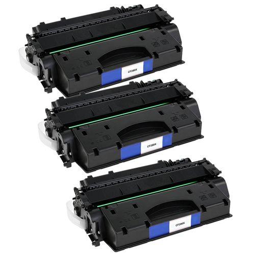 DOREE Compatible Cartouches de toner CF280X / 80X pour HP LaserJet Pro 400 M401 / MFP M425DN / MFP M425DW - Noir (Pack de 2)