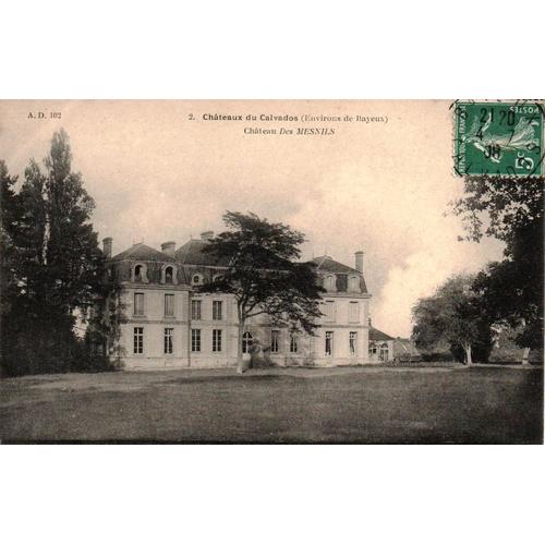 Carte Postale Ancienne, France, Calvados ( 14 ), Environs De Bayeux, Château Des Mesnils