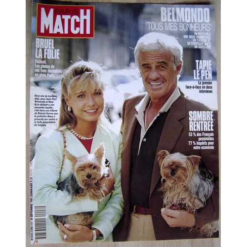 Paris Match N°2208, Coupure De Presse, Jean-Paul Belmondo