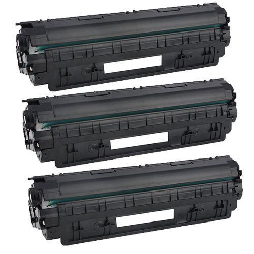 DOREE Cartouche Compatible de Toner CE285A 85A Compatible pour HP LaserJet Pro P1100 P1102 P1102W P1102WHP Imprimante,Noir,pour CE285A, 1600 feuilles - Lot de 3