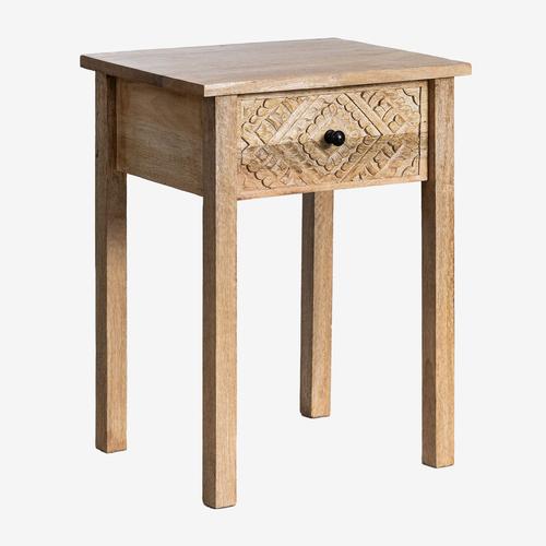 Table De Chevet En Bois De Manguier Maraja Bois De Mangue