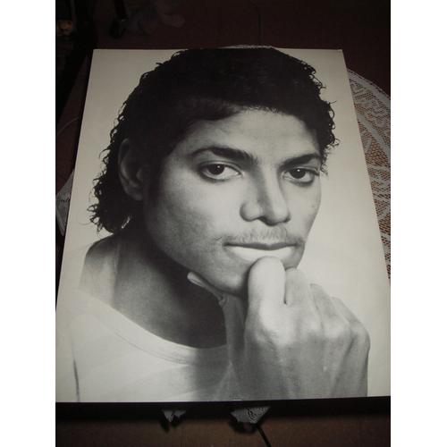 Photo portrait MICHAEL JACKSON N 29 en noir et blanc diteur