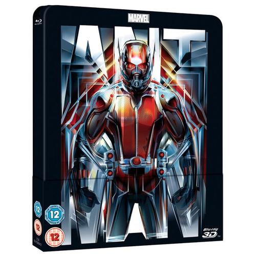 Ant-Man 3d - Avec Version 2d - Steelbook Lenticulaire D'édition Limitée Exclusive (Édition Uk) Blu-Ray