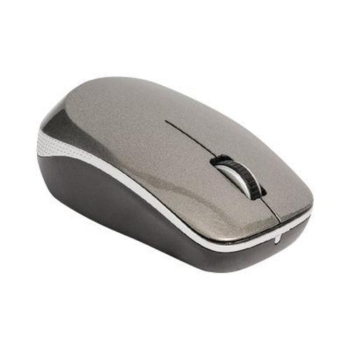 König CSMSTWL100 - Souris - optique - 3 boutons - sans fil - RF - récepteur sans fil USB - gris, noir