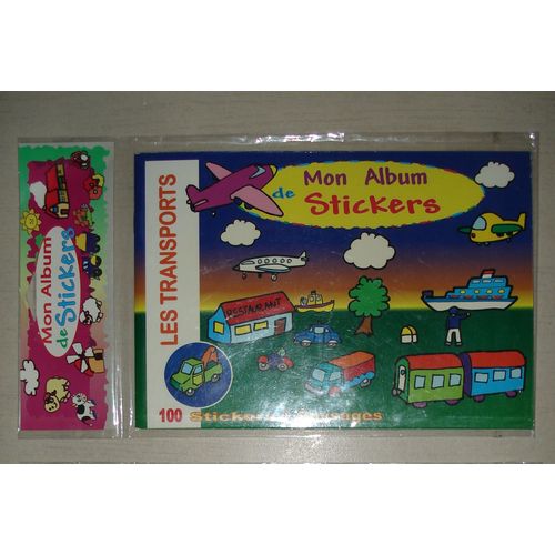 Album 100 Stickers "Les Transports"