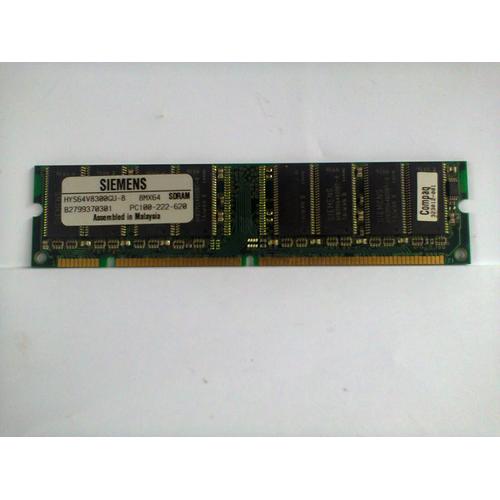 barette memoire Siemens/ compaq 8MX64 pc100-222-620