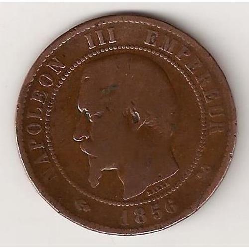 10 Centimes 1856 B Napoléon 3