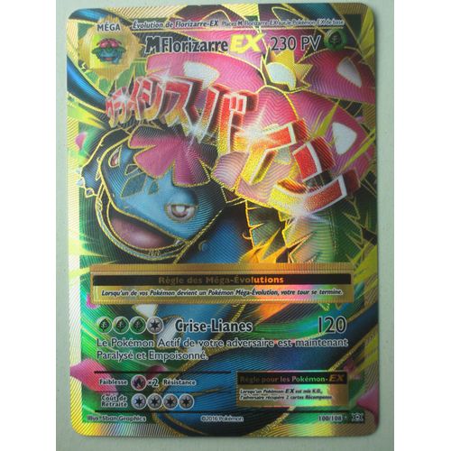 Pokémon - 100/108 - Méga Florizarre Ex - Xy - Evolutions - Full Art