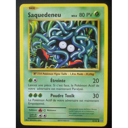 Pokémon - 8/108 - Saquedeneu Niv.8 - Xy - Evolutions - Commune