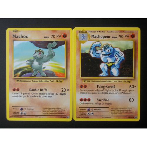 Evolutions  -  Machoc  (57) + Machopeur (58/108)