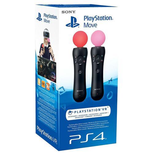 Sony Playstation Move Motion Controller - Contrôleur De Mouvement Move - Sans Fil - Bluetooth (Pack De 2) - Pour Sony Playstation 4