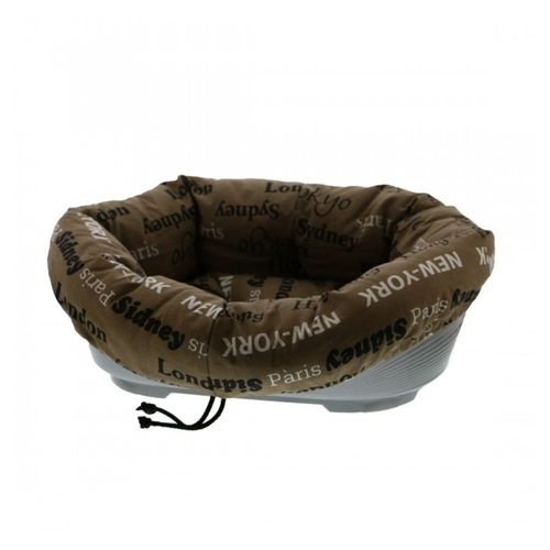 Coussin Siesta 2 Pour Corbeille Deluxe 2 : Tissu City Marron