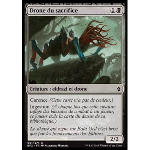 Foil Drone Du Sacrifice - La Bataille De Zendikar - C - 91/274 