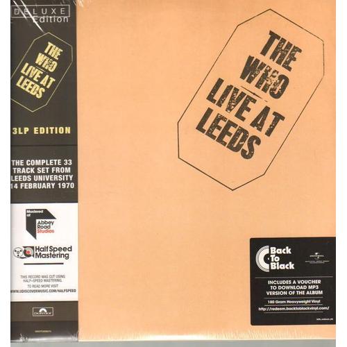 The Who - Live At Leeds - Deluxe Half Speed Masters - 3 Vinilos
