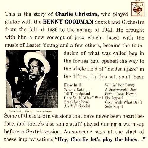 Benny Goodman & Charlie Christian - Cbs 62387 : With Blues In B