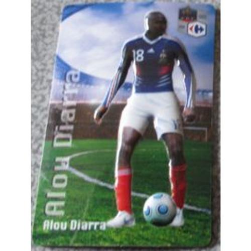 Image Magnétique Carrefour Du Joueur De Foot Equipe De France N°18 Alou Diarra