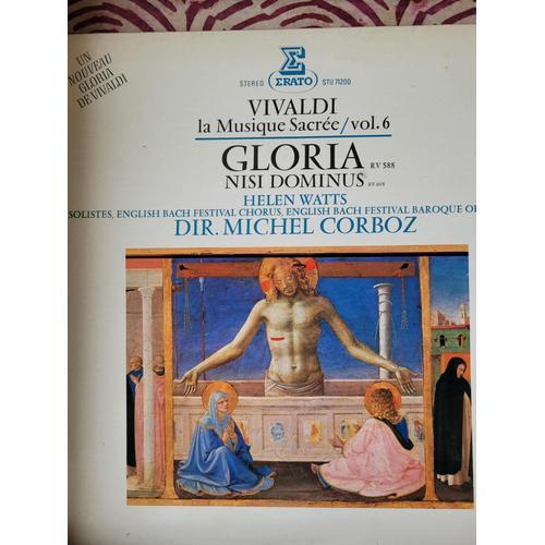 Vinyle Vivaldi La Musique Sacrée Vol. 6 Gloria Rv 588 Nisi Dominus Solistes Ch?ur Et Orchestre English Bach Festival Dir. Michel Corboz