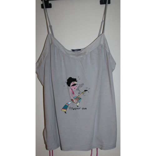 Top Etam 44 Gris Clair