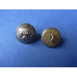 Lot 2 Boutons Obsoletes / Modele 1895 Gendarm. / Modules 17 Mm