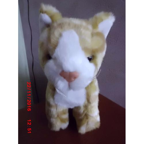 Chat Tigre Marron Et Blanc Anna Club Plush