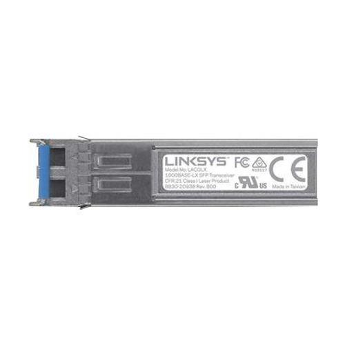 Linksys Business LACGLX - Module transmetteur SFP (mini-GBIC) - GigE - 1000Base-LX - mode unique LC - jusqu'à 10 km - 1310 nm - pour Business LGS552, Smart LGS318P, Smart LGS326P