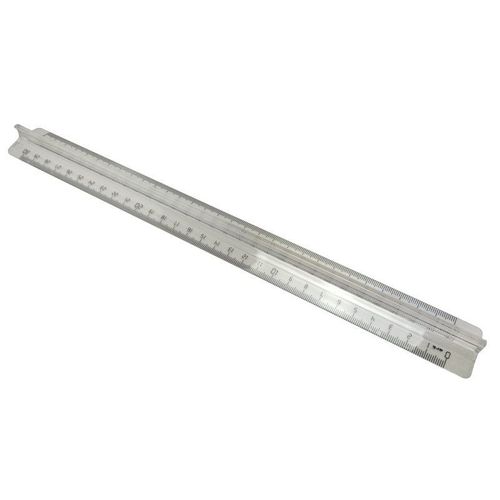Regle 30cm Double Marquage Transparente