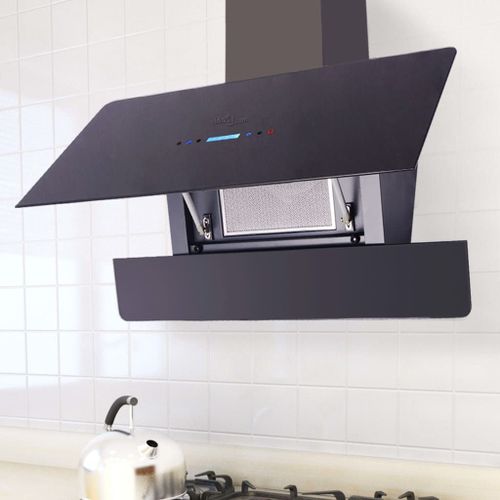 Hotte avec écran tactile 900 mm noir Helloshop26 02_0005855