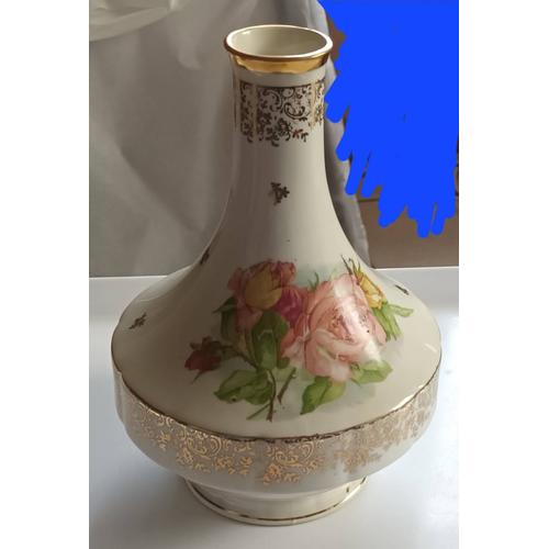 Vase soliflore porcelaine de Limoges