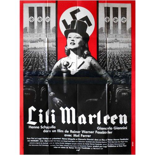 Lili Marleen - Véritable Affiche De Cinéma Pliée - Format 120x160 Cm - De Rainer Werner Fassbinder Avec Hanna Schygulla, Giancarlo Giannini, Mel Ferrer, Erik Schumann, Gottfried John, Udo Kier - 1981
