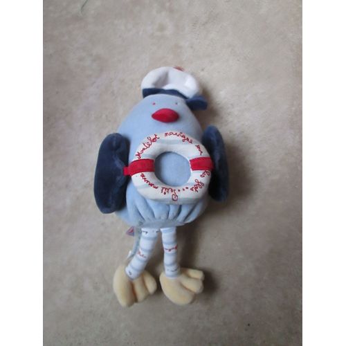 Doudou Sucre D Orge Oiseau Matelot Petit Mousse 