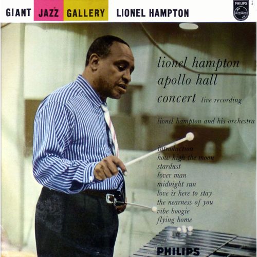Disque Vinyle Lp 33 Tours - Lionel Hampton - Philips B 10157 - "Apollo Hall Concert"