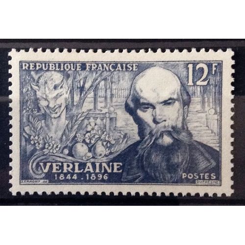 France - Verlaine 12f Gris (Impeccable N° 909) Neuf** Luxe - Année 1951 - N12983