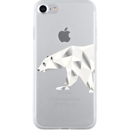 Coque Semi-Rigide Transparente Ours Polaire Pour Iphone 7