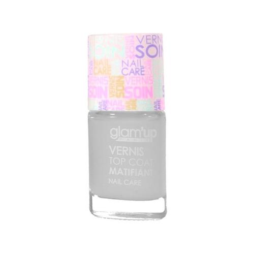 Glam Up - Vernis À Ongles Soin Top Coat Matifiant Fabrication Européenne 