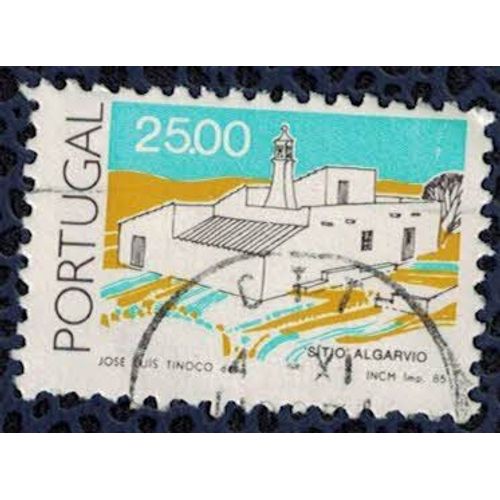 Portugal 1985 Oblitéré Rond Used Architecture Traditionnelle Maisons En Algarve