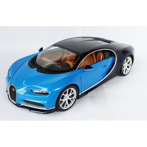 Burago Voiture Bugatti Chiron Bleue Echelle 1/18-Burago
