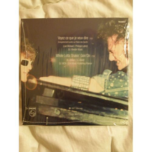 Rare Cd 2 Titres Johnny Hallyday / Voyez Ce Que Je Veux Dire & Whole Lotta Shakin' Goin' On