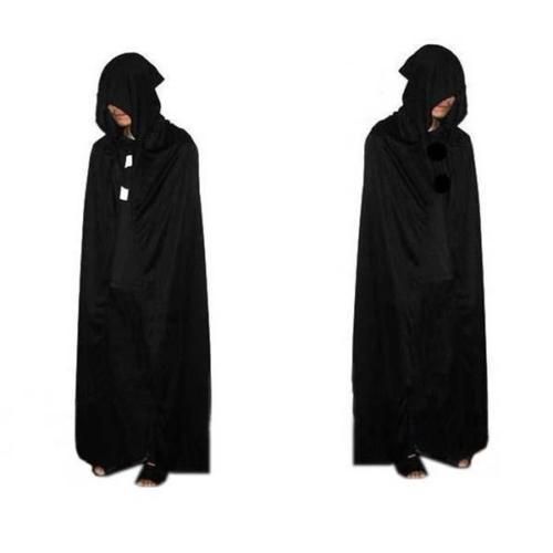 Déguisement Complet Cape + Capuche Noir Dark Vador Adulte Star Wars