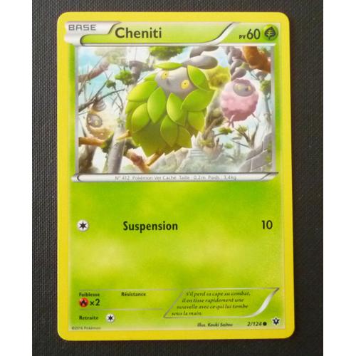 Cheniti 2/124 Et Cheniselle 3/124 - Pokemon Xy10 Impact Des Destins 