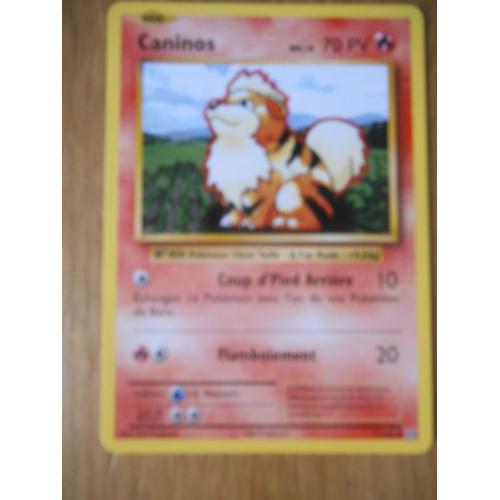 Carte Pokémon - Caninos - 17/108 - Série Evolutions