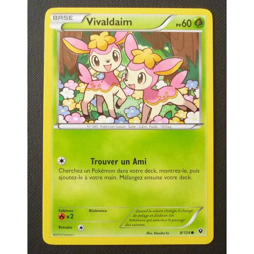 Pokémon - 8/124 - Xy - Impact Des Destins - Vivaldaim - Commune