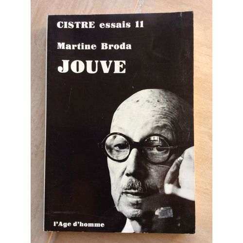 Cistre Essais N° 11: Jouve,